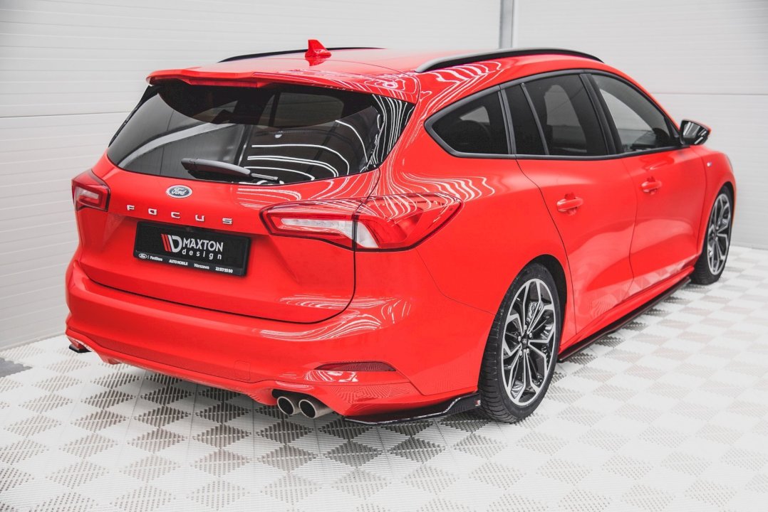 Maxton Design - Aftermarket  REAR SIDE SPLITTERS V2 FORD FOCUS ST-LINE ESTATE MK4 (2018-)