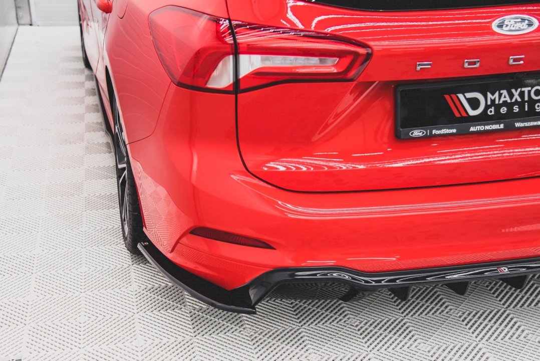 Maxton Design - Aftermarket  REAR SIDE SPLITTERS V3 FORD FOCUS ST-LINE ESTATE MK4 (2018-)