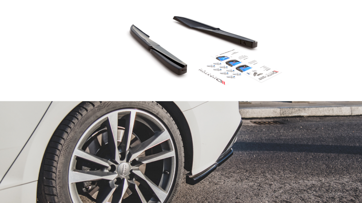 Maxton Design - Aftermarket  Rear Side Splitters Audi S5 Sportback / Coupe F5 Facelift (2019-)