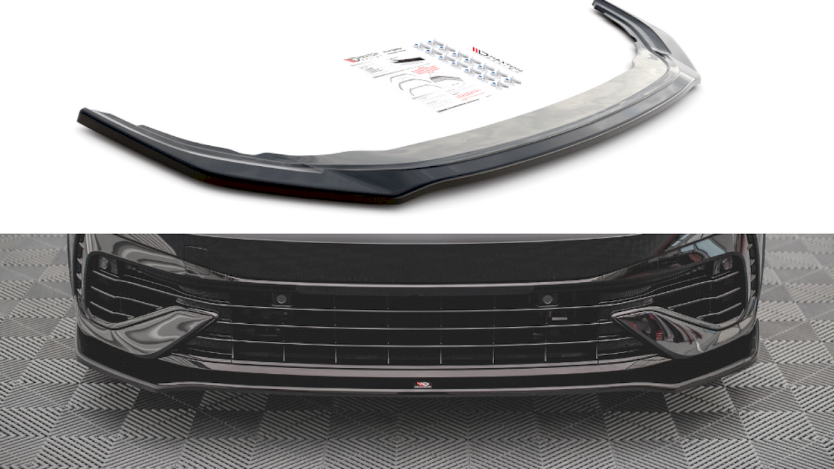Maxton Design - Aftermarket  FRONT SPLITTER V.3 VW GOLF R MK8 (2020-2024)
