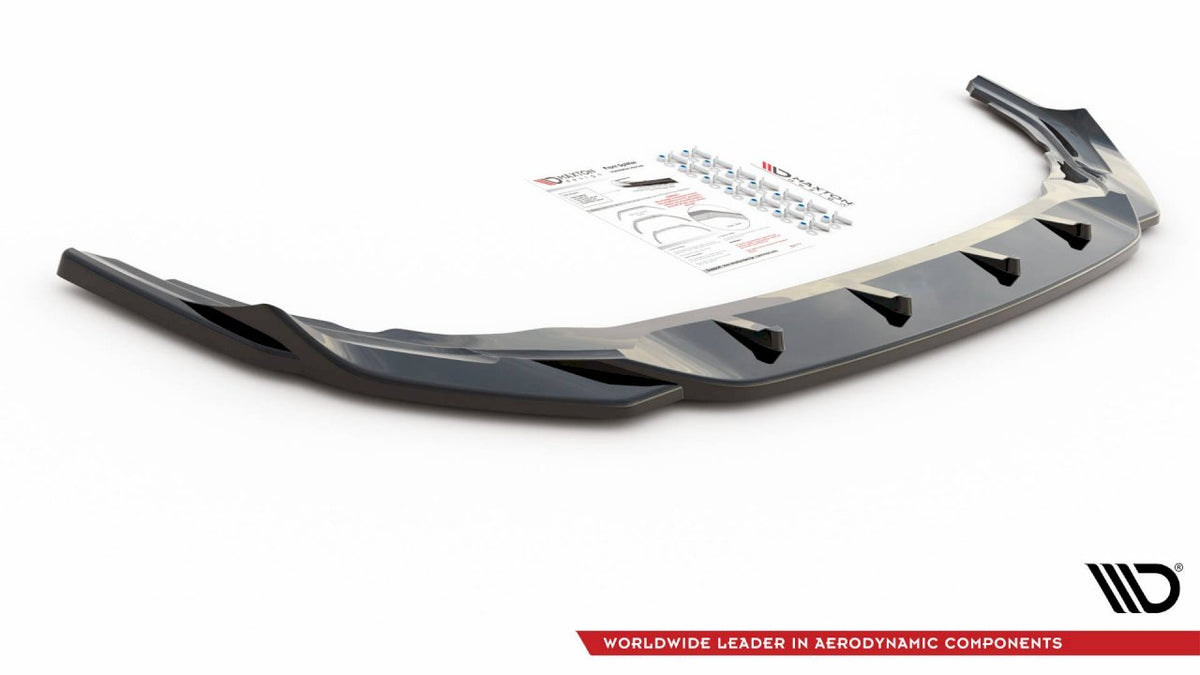Maxton Design - Aftermarket  FRONT SPLITTER V.4 VW GOLF R MK8 (2020-)