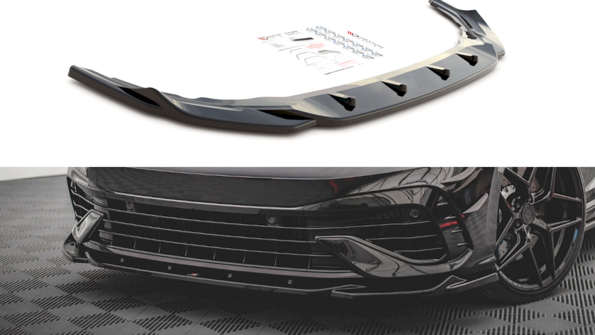 Maxton Design - Aftermarket  FRONT SPLITTER V.4 VW GOLF R MK8 (2020-)