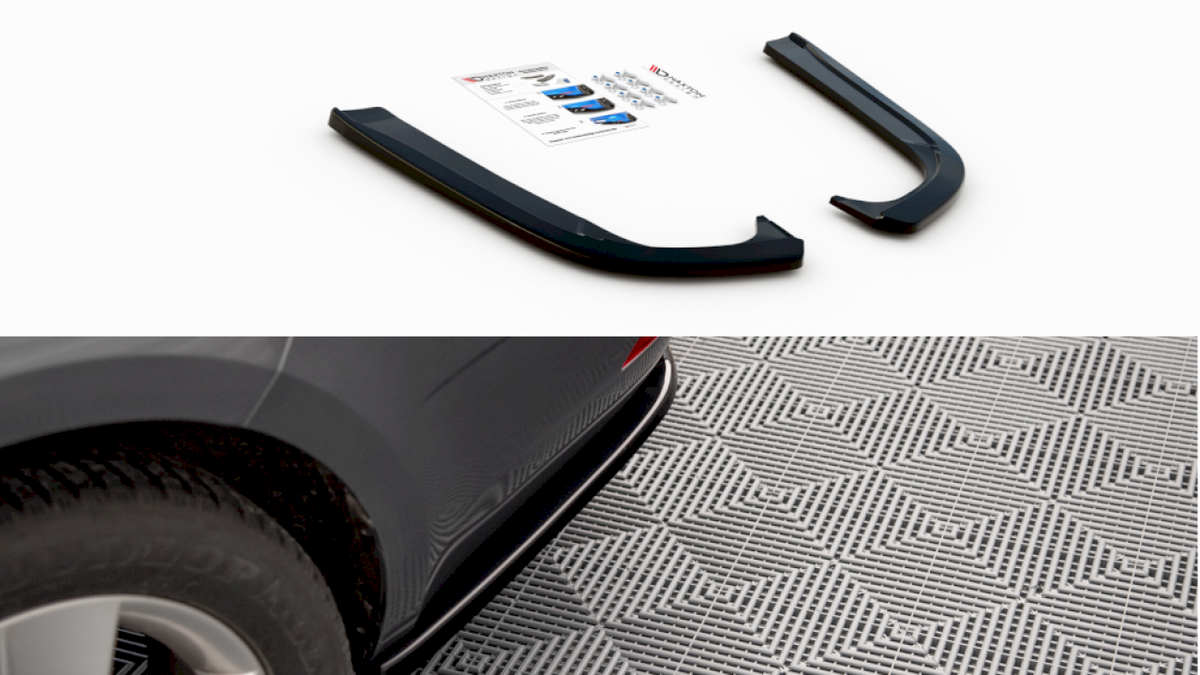 Maxton Design - Aftermarket  REAR SIDE SPLITTERS SKODA OCTAVIA MK3 FACELIFT (2016-2020)