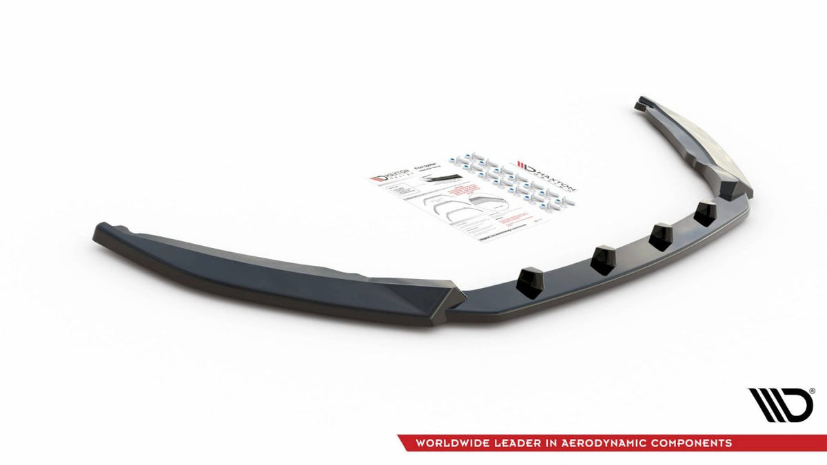 Maxton Design - Aftermarket  FRONT SPLITTER V.1 SKODA OCTAVIA MK3 FACELIFT (2016-2020)