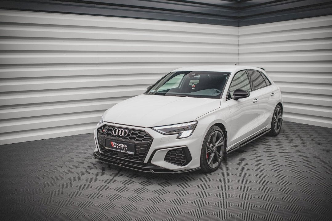 Maxton Design - Aftermarket  FRONT SPLITTER V.3 AUDI S3 / A3 S-LINE 8Y (2020-2024)
