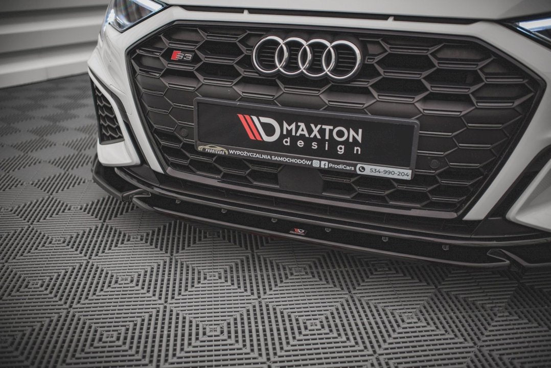 Maxton Design - Aftermarket  FRONT SPLITTER V.3 AUDI S3 / A3 S-LINE 8Y (2020-2024)