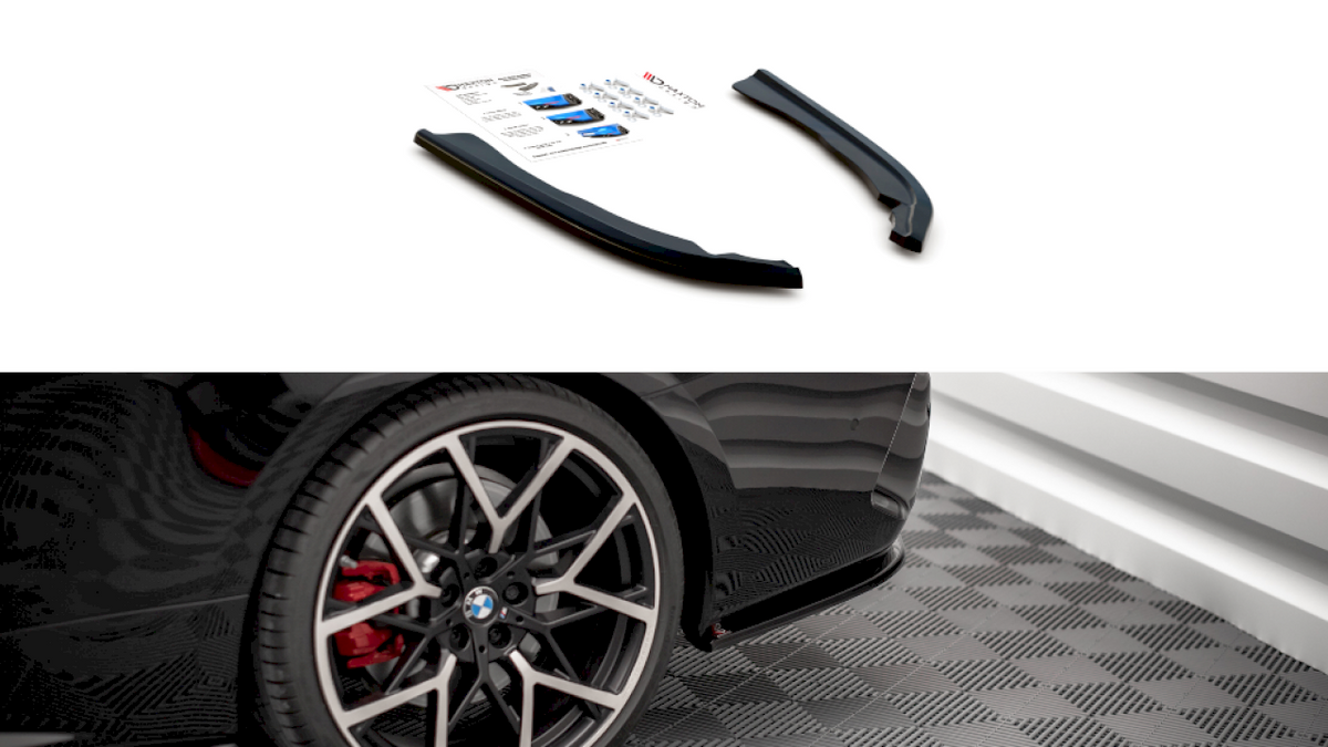Maxton Design - Aftermarket  REAR SIDE SPLITTERS V.1 BMW 4 M-PACK G22 (2020-)