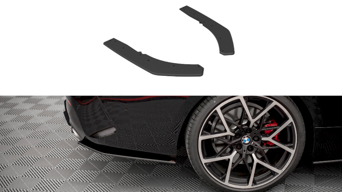Maxton Design - Aftermarket  STREET PRO REAR SIDE SPLITTERS BMW 4 M-PACK G22 (2020-)
