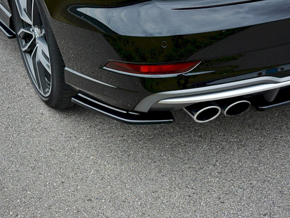 Maxton Design - Aftermarket  REAR SIDE SPLITTERS AUDI S3 / A3 S-LINE 8V FL SEDAN