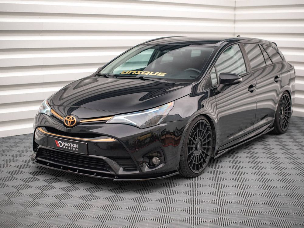 Maxton Design - Aftermarket  FRONT SPLITTER V.1 TOYOTA AVENSIS MK3.5 (2015-2018)