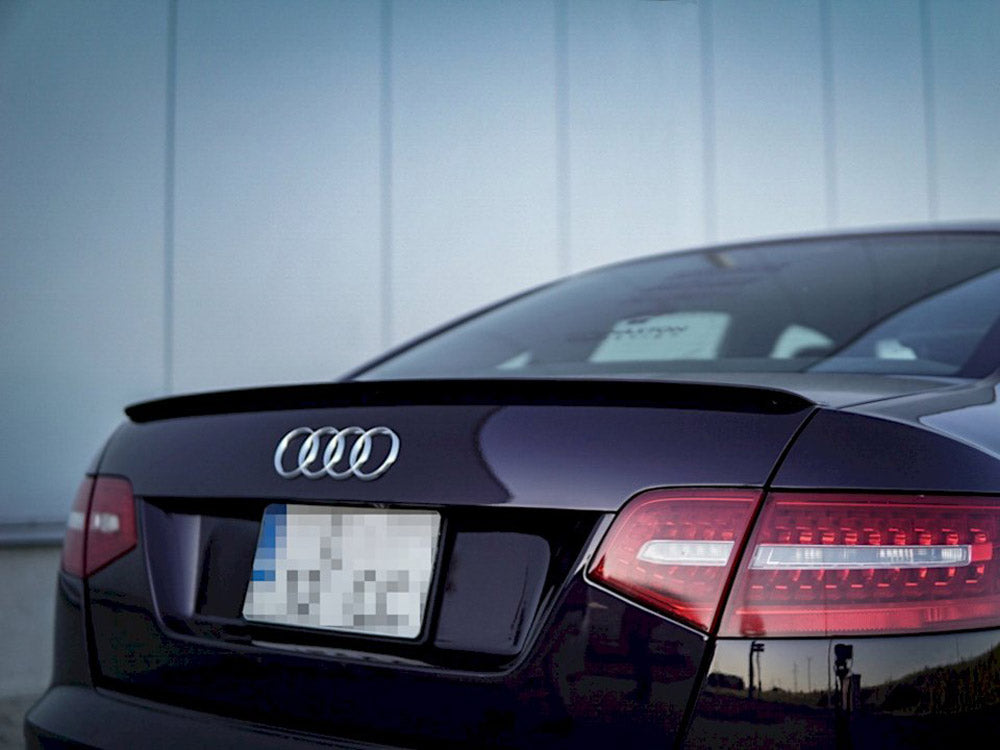 Maxton Design - Aftermarket  SPOLER CAP AUDI A6 S-LINE C6 FL SEDAN (2008-2011)