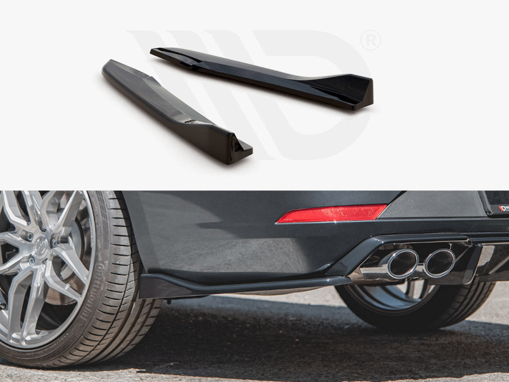Maxton Design - Aftermarket  Rear Side Splitters V.3 Seat Leon Cupra Mk3 FL Sportstourer (2017-2019)