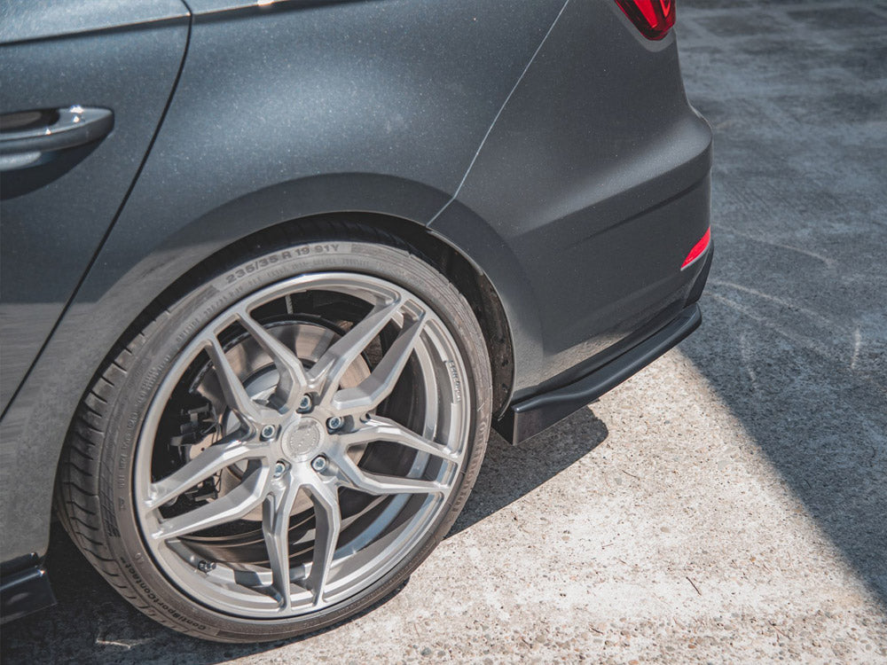 Maxton Design - Aftermarket  Rear Side Splitters V.3 Seat Leon Cupra Mk3 FL Sportstourer (2017-2019)