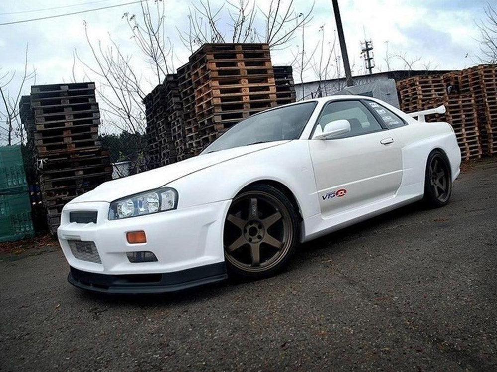Maxton Design - Aftermarket  FRONT WIDE ARCHES GTR LOOK NISSAN SKYLINE R34 GTR (1998-2002)