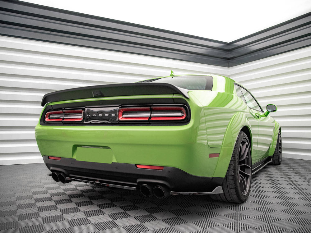 Maxton Design - Aftermarket  REAR SIDE SPLITTERS DODGE CHALLENGER SRT HELLCAT WIDEBODY MK3