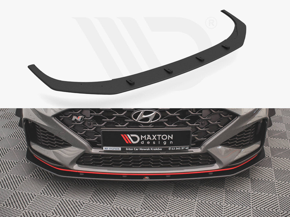 Maxton Design - Aftermarket  STREET PRO FRONT SPLITTER HYUNDAI I30 N HATCHBACK/FASTBACK MK3 FACELIFT (2020-)