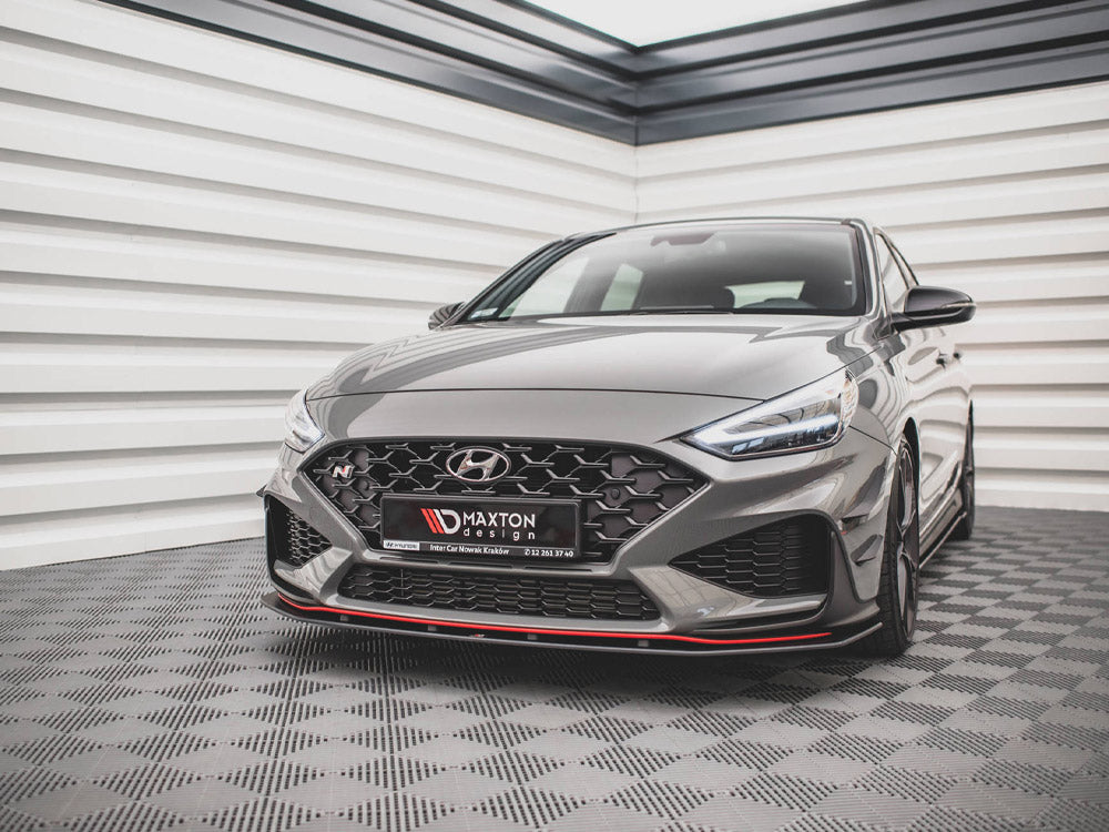 Maxton Design - Aftermarket  STREET PRO FRONT SPLITTER HYUNDAI I30 N HATCHBACK/FASTBACK MK3 FACELIFT (2020-)