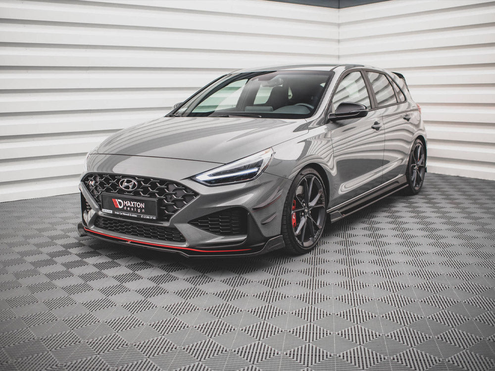 Maxton Design - Aftermarket  FRONT SPLITTER V.3 HYUNDAI I30 N HATCHBACK/FASTBACK MK3 FACELIFT (2020-)