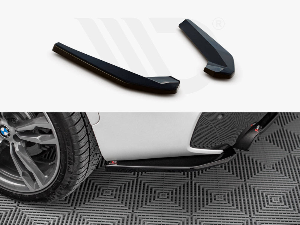 Maxton Design - Aftermarket  Rear Side Splitters BMW X1 M-Pack F48 / F48 Facelift