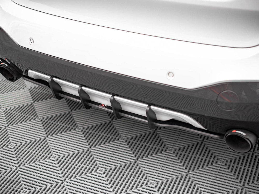 Maxton Design - Aftermarket  Street PRO Rear Diffuser Bmw X1 M-pack F48 (2015-2019)