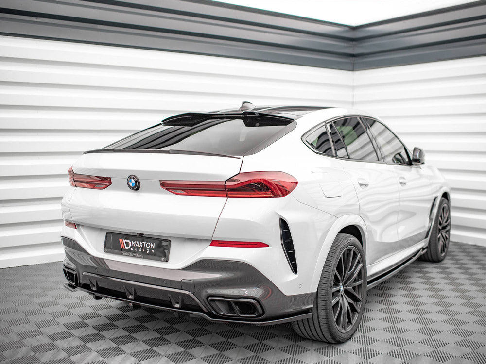 Maxton Design - Aftermarket  CENTRAL REAR SPLITTER (VERTICAL BARS) V.1 BMW X6 M-PACK G06