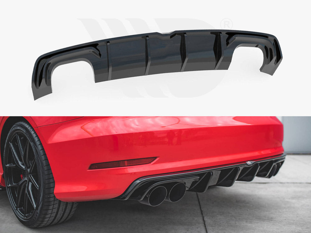 Maxton Design - Aftermarket  REAR VALANCE AUDI S3 SEDAN 8V (2013-2016)