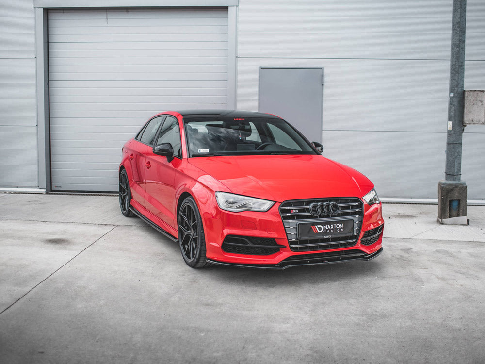 Maxton Design - Aftermarket  SIDE SKIRTS DIFFUSERS V.1 AUDI S3 / A3 S-LINE 8V / 8V FL SEDAN (2013-2020)