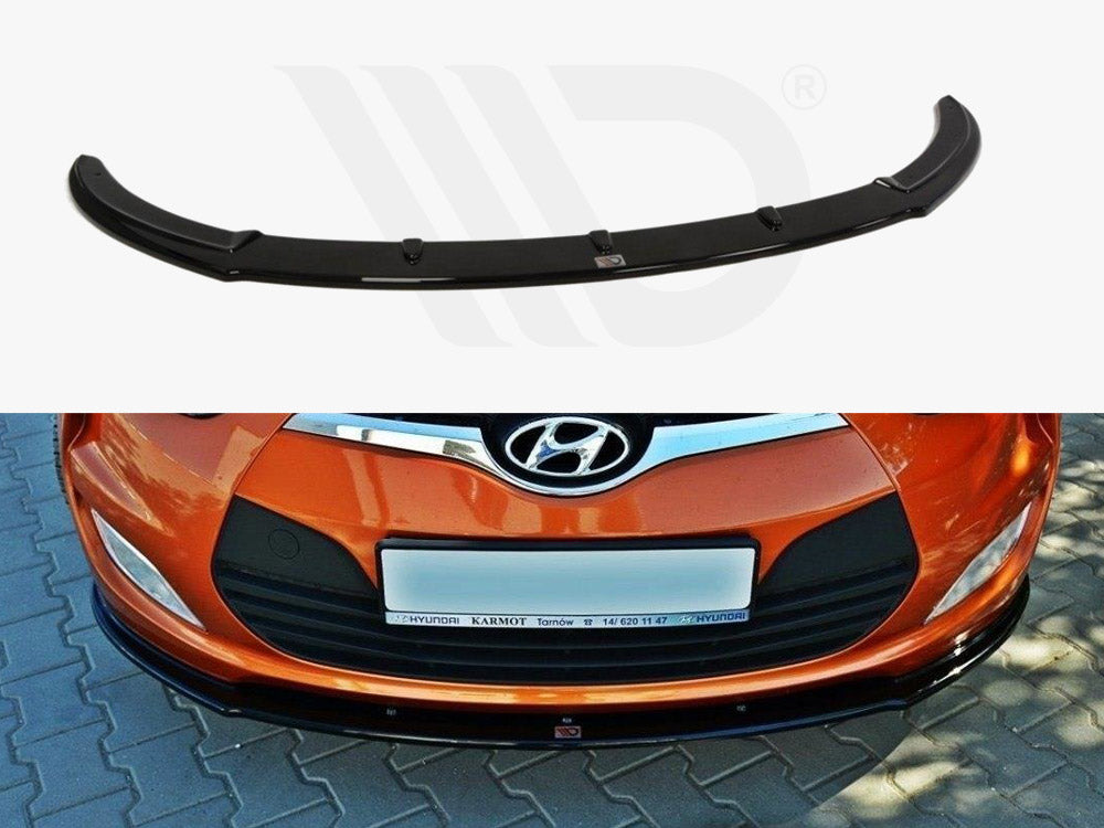 Maxton Design - Aftermarket  FRONT SPLITTER HYUNDAI VELOSTER
