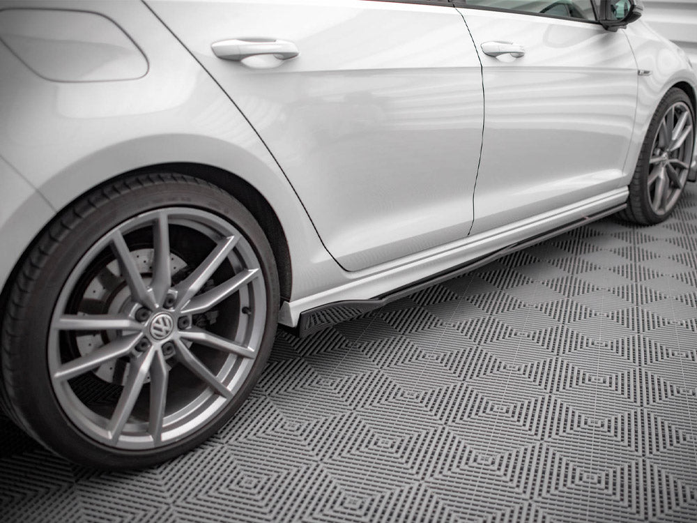Maxton Design - Aftermarket  SIDE SKIRTS DIFFUSERS V.2 VW GOLF R MK7 (2013-2016)