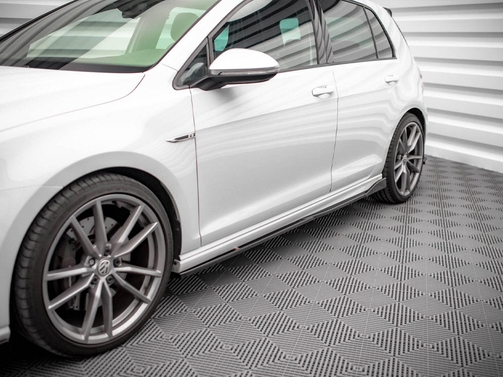 Maxton Design - Aftermarket  SIDE SKIRTS DIFFUSERS V.2 VW GOLF R MK7 (2013-2016)