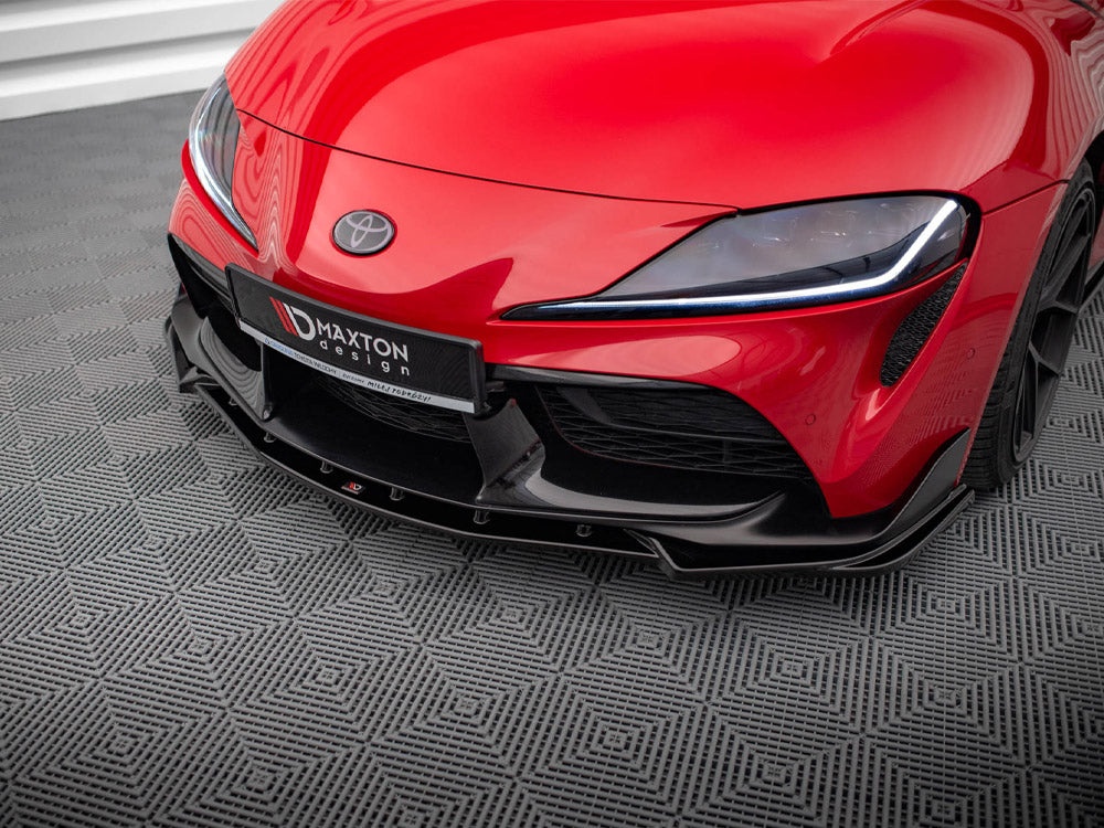 Maxton Design - Aftermarket  FRONT SPLITTER V.4 TOYOTA SUPRA MK5 (2019-)
