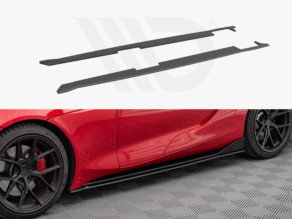 Maxton Design - Aftermarket  STREET PRO SIDE SKIRTS DIFFUSERS TOYOTA SUPRA MK5 (2019-)