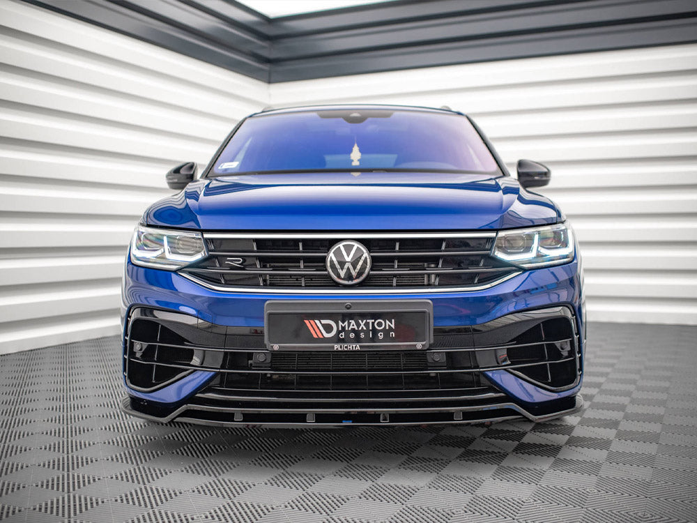 Maxton Design - Aftermarket  Front Splitter V.1 VW Tiguan R / R-Line Mk2 Facelift