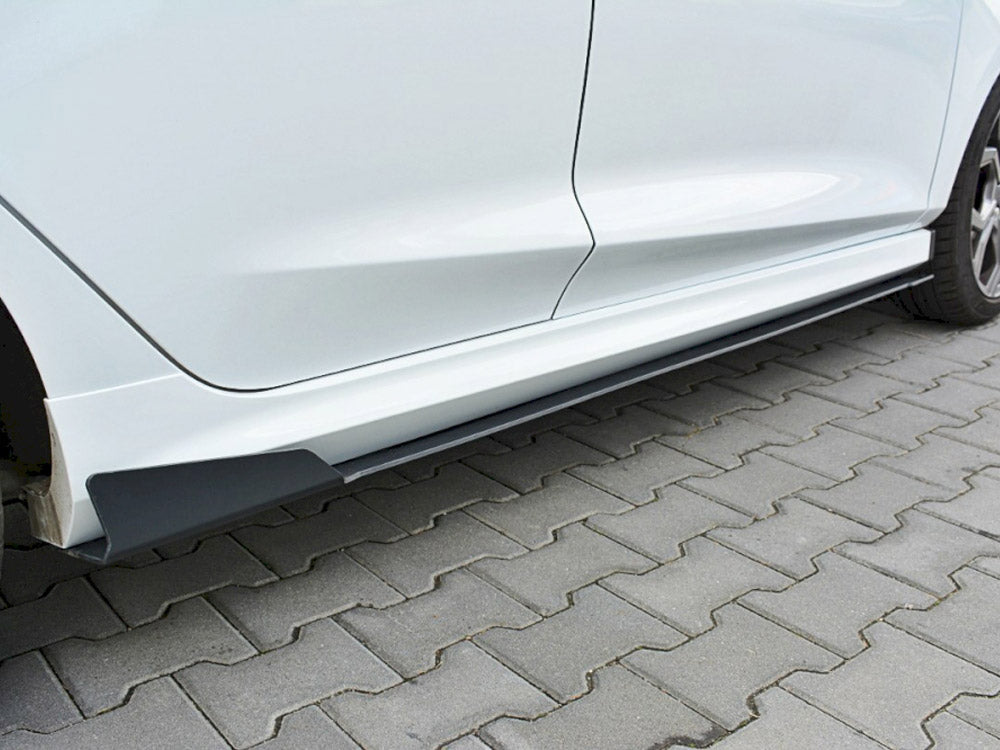 Maxton Design - Aftermarket  RACING SIDE SKIRTS DIFFUSERS V.1 FORD FIESTA MK8/8.5 ST / ST-LINE
