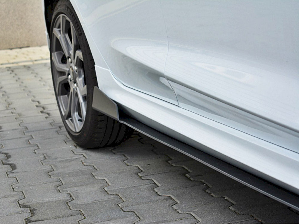 Maxton Design - Aftermarket  RACING SIDE SKIRTS DIFFUSERS V.1 FORD FIESTA MK8/8.5 ST / ST-LINE