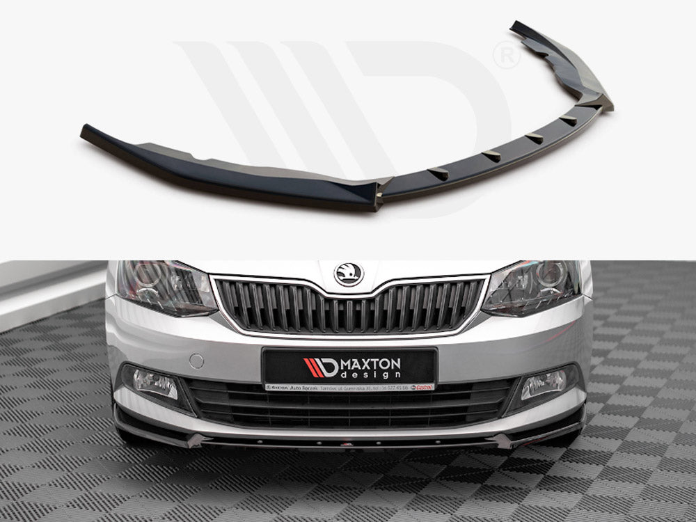 Maxton Design - Aftermarket  FRONT SPLITTER V.1 SKODA FABIA MK3 (2014-2019)