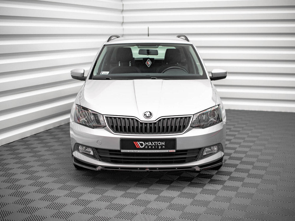 Maxton Design - Aftermarket  FRONT SPLITTER V.1 SKODA FABIA MK3 (2014-2019)