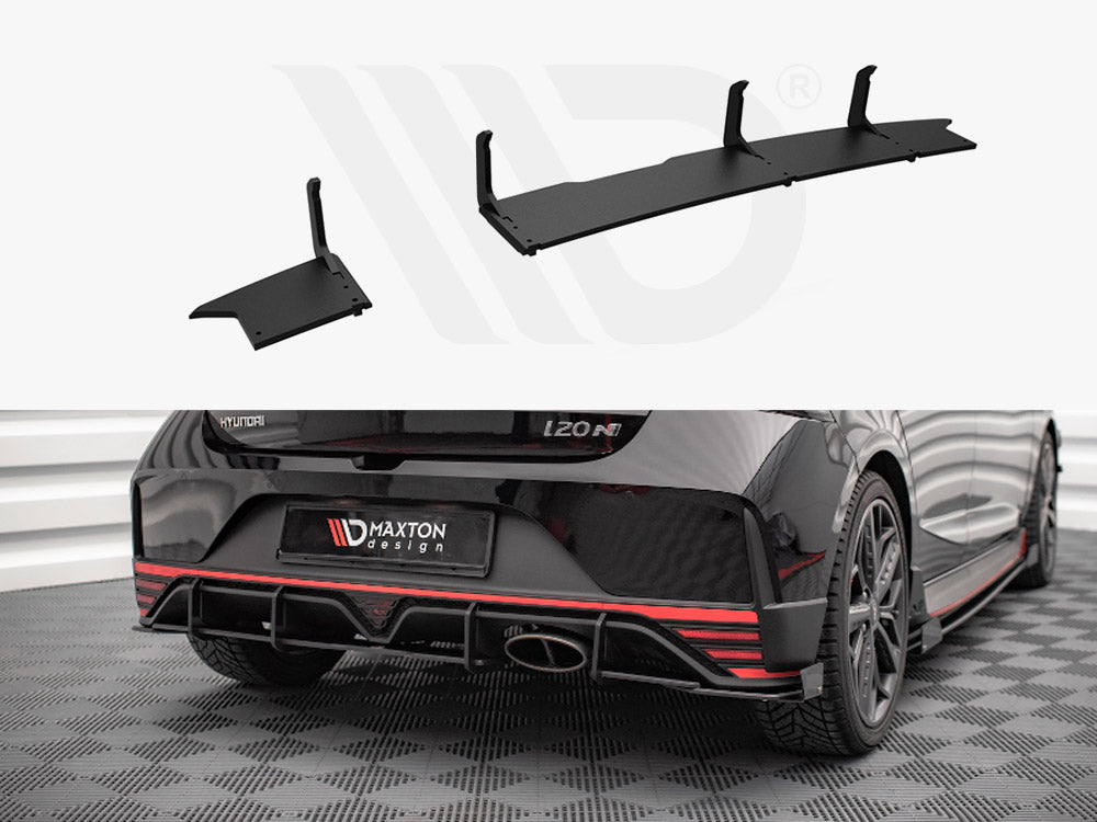 Maxton Design - Aftermarket  STREET PRO REAR DIFFUSER HYUNDAI I20 N MK3 (2020-)