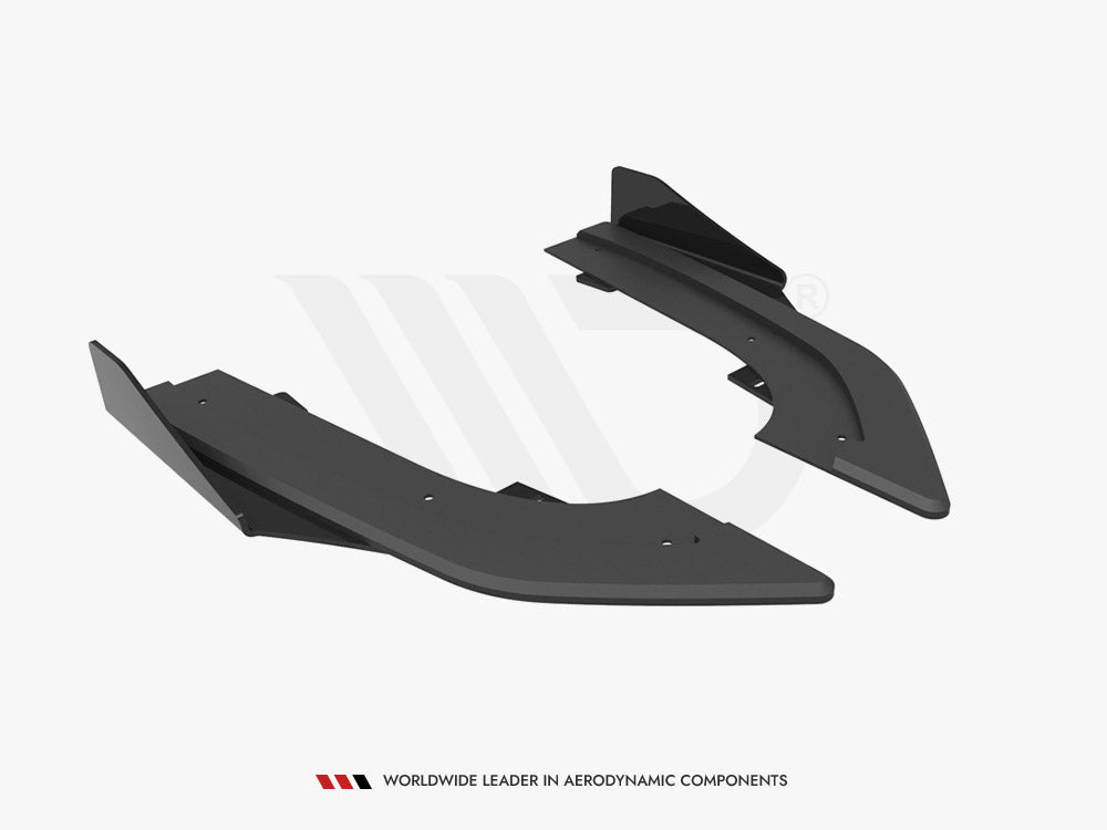 Maxton Design - Aftermarket  STREET PRO REAR SIDE SPLITTERS + FLAPS AUDI RS3 SPORTBACK 8Y