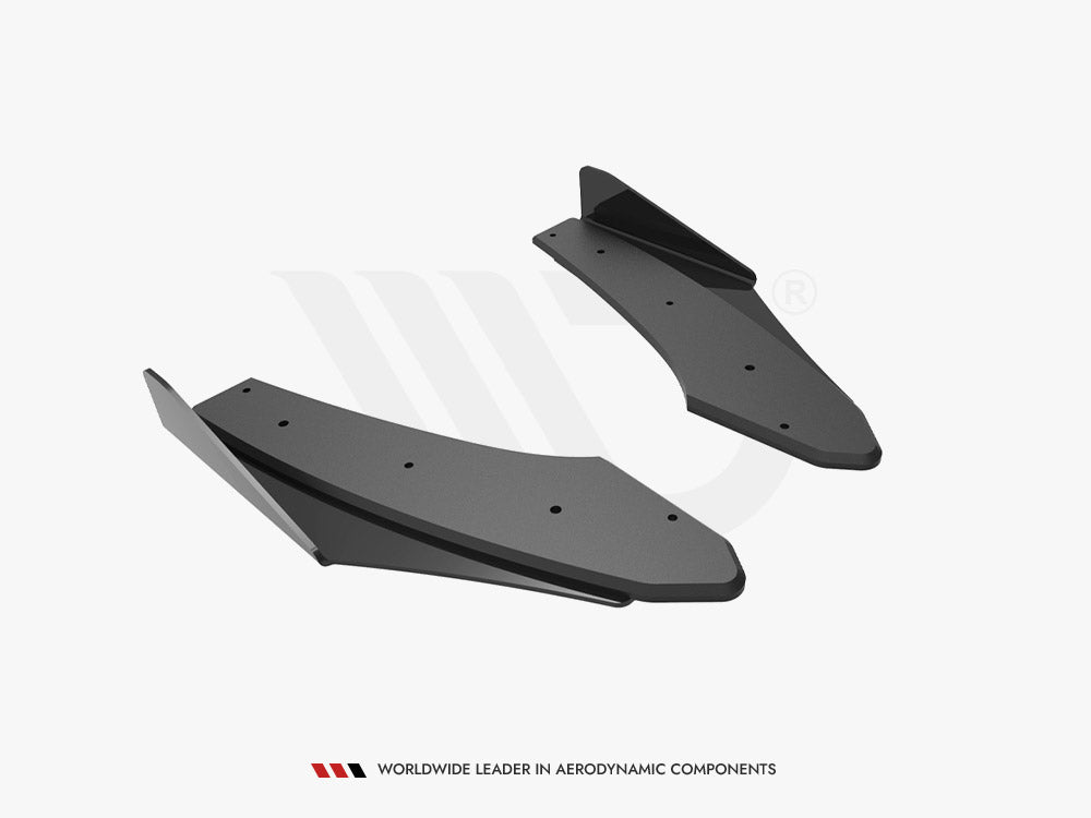Maxton Design - Aftermarket  Street PRO Rear Side Splitters + Flaps Audi S3 Sedan 8Y