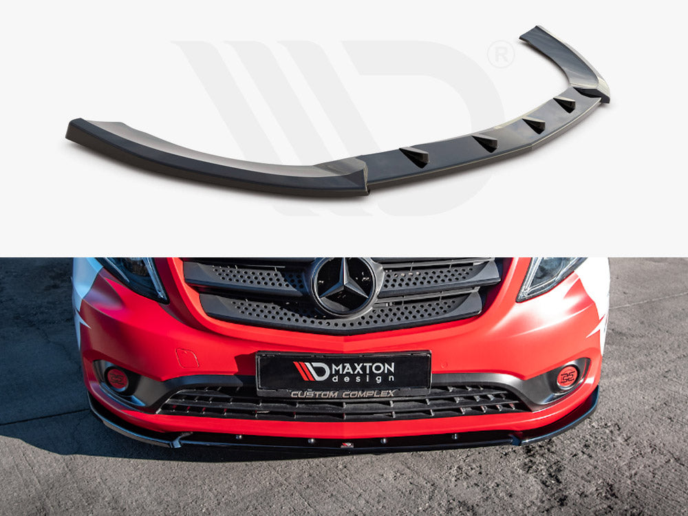 Maxton Design - Aftermarket  FRONT SPLITTER V.2 MERCEDES VITO W447 FACELIFT (2020-)