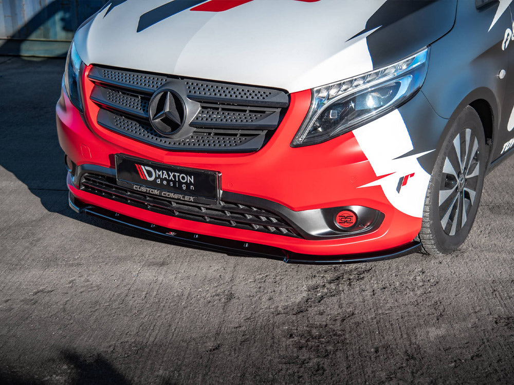 Maxton Design - Aftermarket  FRONT SPLITTER V.2 MERCEDES VITO W447 FACELIFT (2020-)