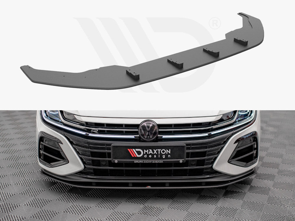 Maxton Design - Aftermarket  Street PRO Front Splitter Volkswagen Arteon R Sedan / Shooting Brake Mk1 Faceift