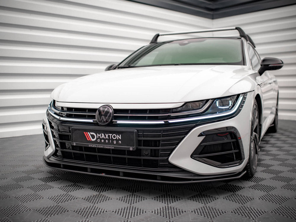 Maxton Design - Aftermarket  Street PRO Front Splitter Volkswagen Arteon R Sedan / Shooting Brake Mk1 Faceift