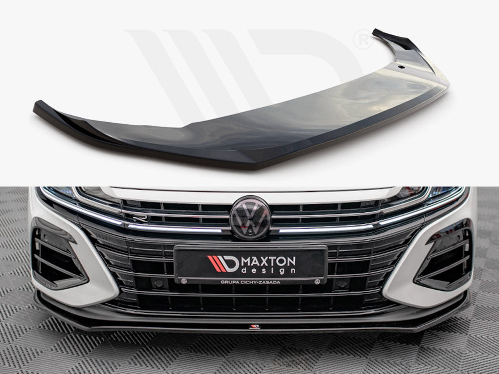 Maxton Design - Aftermarket  Front Splitter V.3 Volkswagen Arteon R Sedan / Shooting Brake Mk1 Facelift