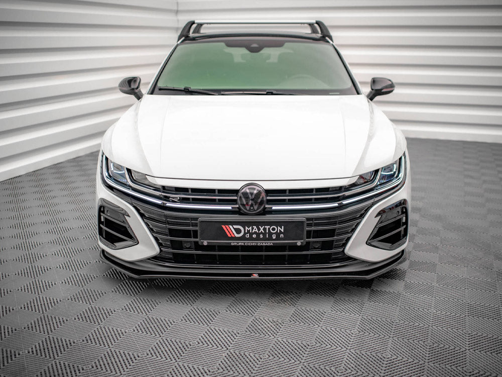 Maxton Design - Aftermarket  Front Splitter V.3 Volkswagen Arteon R Sedan / Shooting Brake Mk1 Facelift