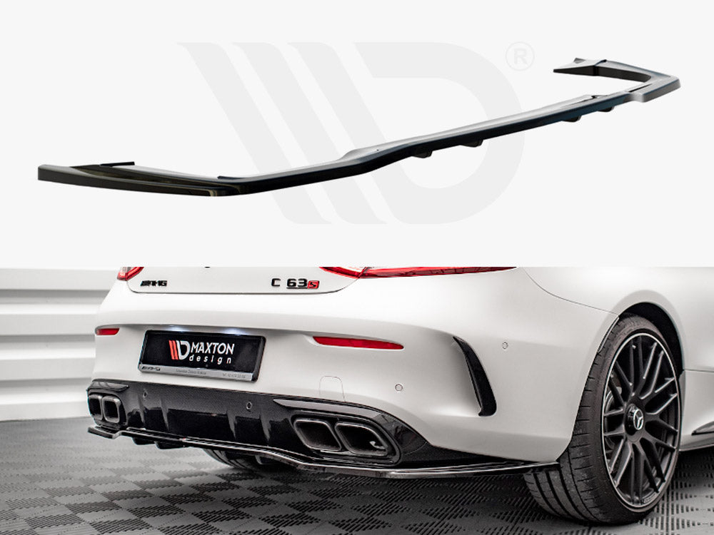 Maxton Design - Aftermarket  REAR SPLITTER (VERTICAL BARS) MERCEDES-AMG C 63AMG COUPE AMG AERO PACK C205 FACELIFT