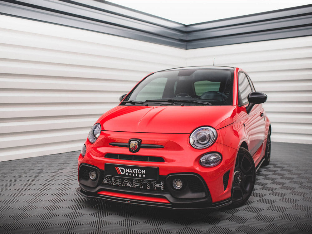Maxton Design - Aftermarket  FRONT SPLITTER FIAT 500 ABARTH MK1 FACELIFT (2016-2023)