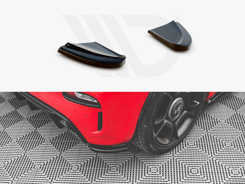 Maxton Design - Aftermarket  REAR SIDE SPLITTERS FIAT 500 ABARTH MK1 FACELIFT (2016-2023)