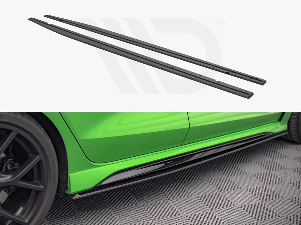 Maxton Design - Aftermarket  STREET PRO SIDE SKIRTS DIFFUSERS AUDI RS3 SEDAN 8Y (2020-)